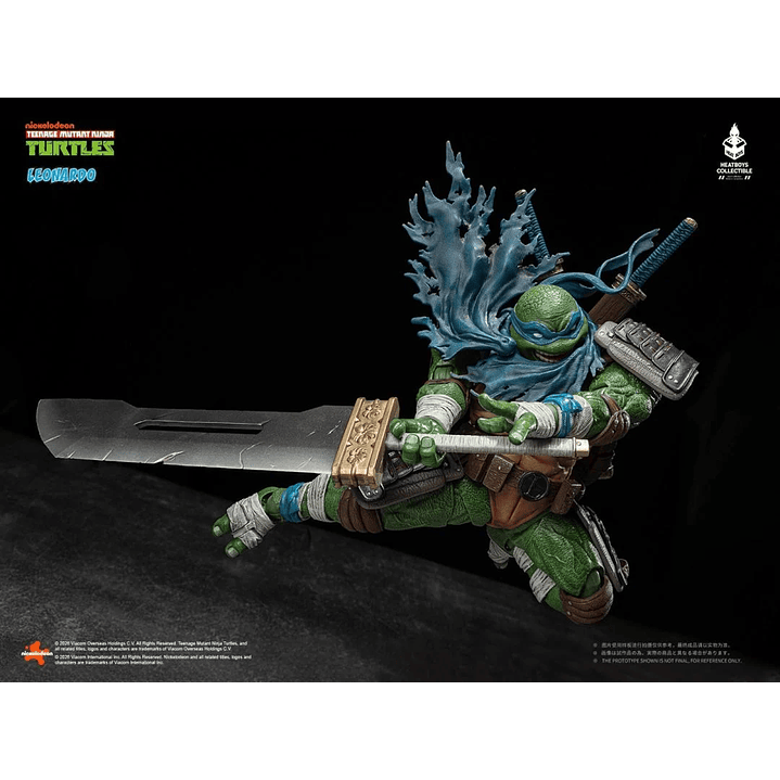 (Pre-Venta) Leonardo - DX Action Figure (With Bonus) Heatboys - Teenage Mutant Ninja Turtles 10