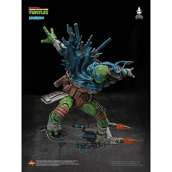(Pre-Venta) Leonardo - DX Action Figure (With Bonus) Heatboys - Teenage Mutant Ninja Turtles 11