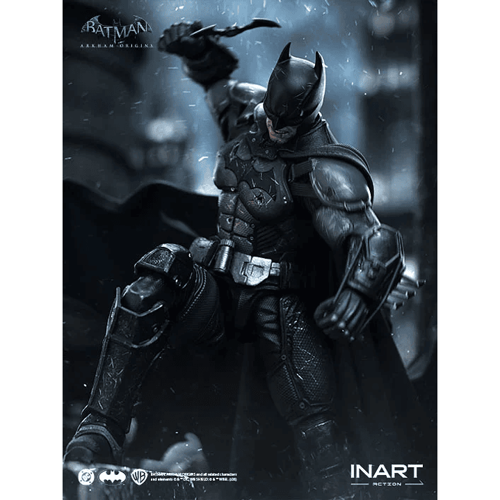 (Pre-Venta) Batman Battle Damaged Ver. INART - Batman Arkham Origins 3