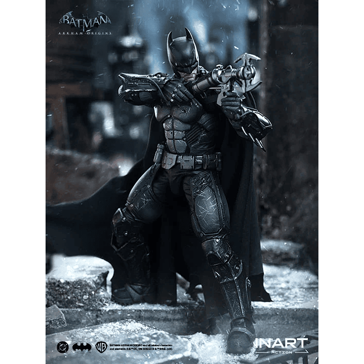 (Pre-Venta) Batman Battle Damaged Ver. INART - Batman Arkham Origins 11