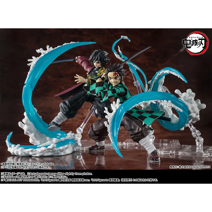 (Pre-Venta) Tanjiro Kamado & Giyu Tomioka Water Breathing Effect Parts Set S.H. Figuarts - Kimetsu no Yaiba 4