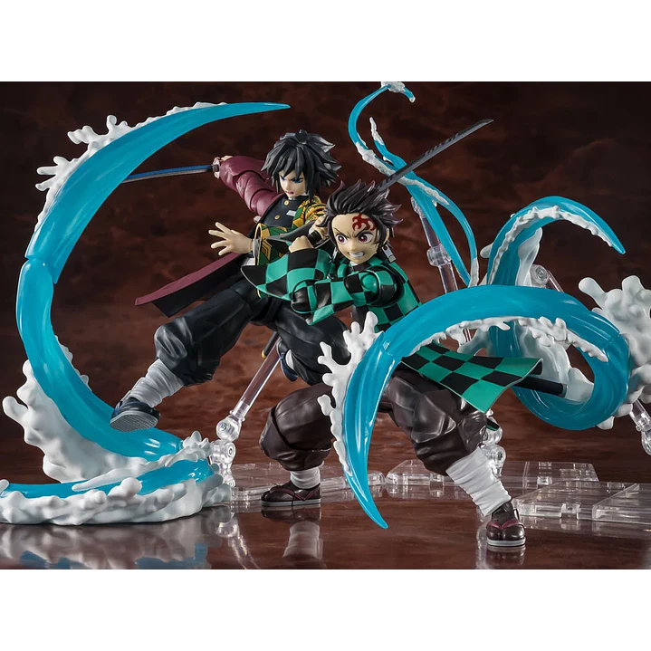 (Pre-Venta) Tanjiro Kamado & Giyu Tomioka Water Breathing Effect Parts Set S.H. Figuarts - Kimetsu no Yaiba 1