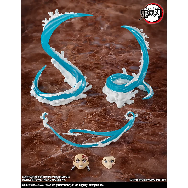 (Pre-Venta) Tanjiro Kamado & Giyu Tomioka Water Breathing Effect Parts Set S.H. Figuarts - Kimetsu no Yaiba 2