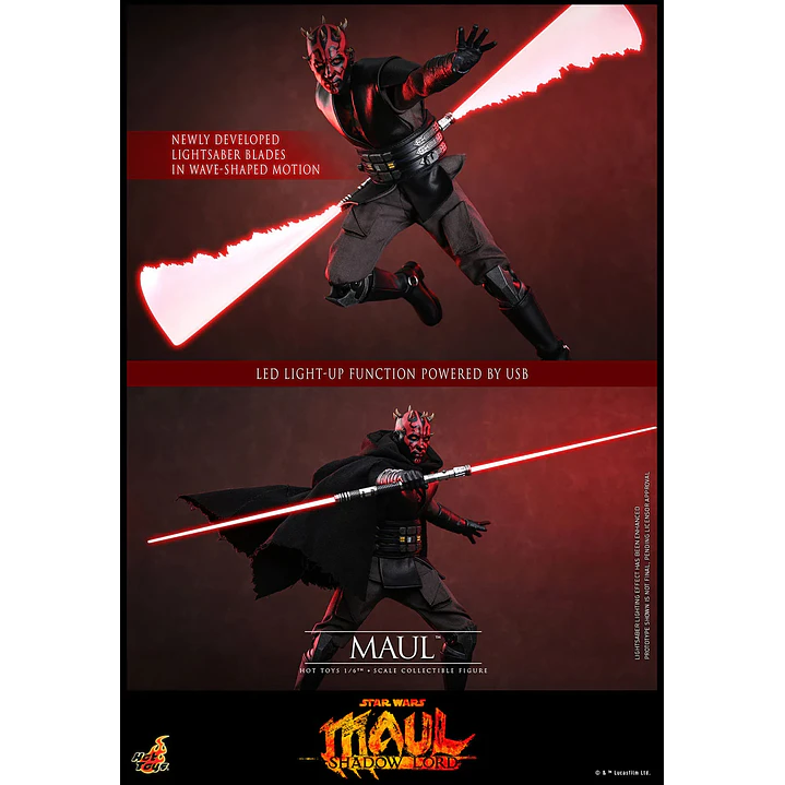 (Pre-Venta) Maul Hot Toys - Star Wars Maul Shadow Lord 19