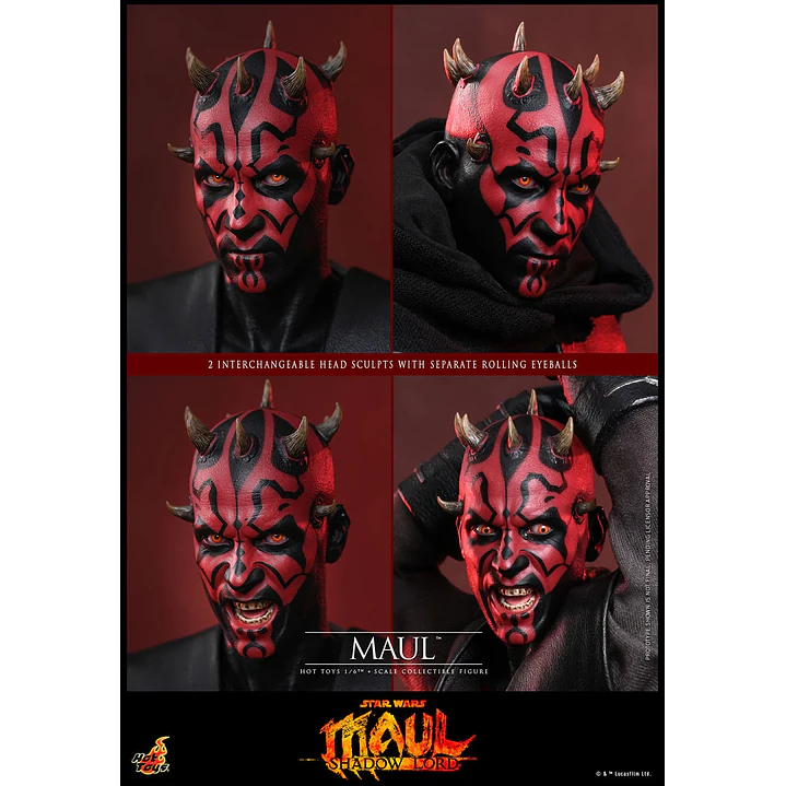 (Pre-Venta) Maul Hot Toys - Star Wars Maul Shadow Lord 24