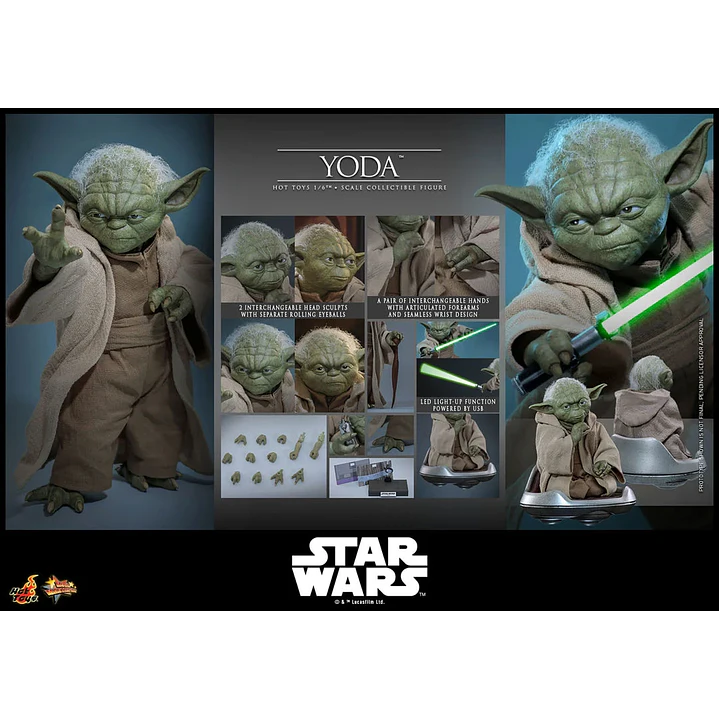 (Pre-Venta) Yoda Hot Toys - Star Wars Revenge of the Sith 6