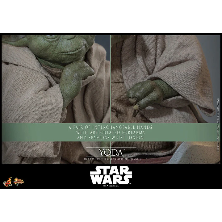 (Pre-Venta) Yoda Hot Toys - Star Wars Revenge of the Sith 12