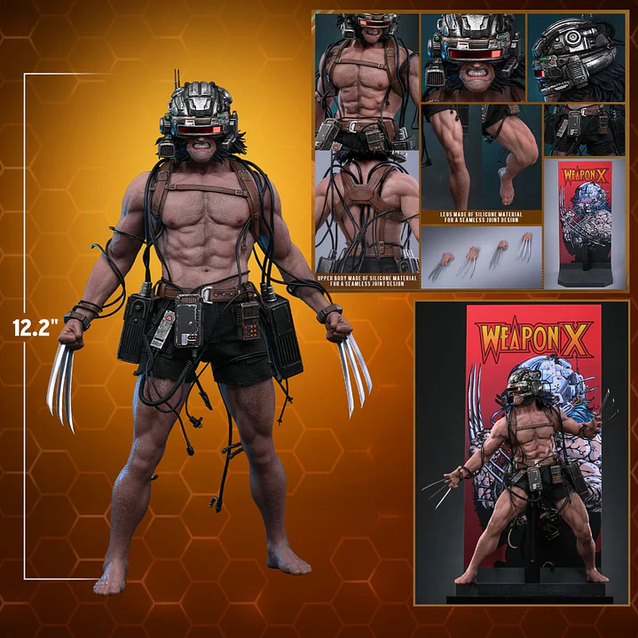 (Pre-Venta) Wolverine Weapon X Hot Toys - MARVEL X-Men 7