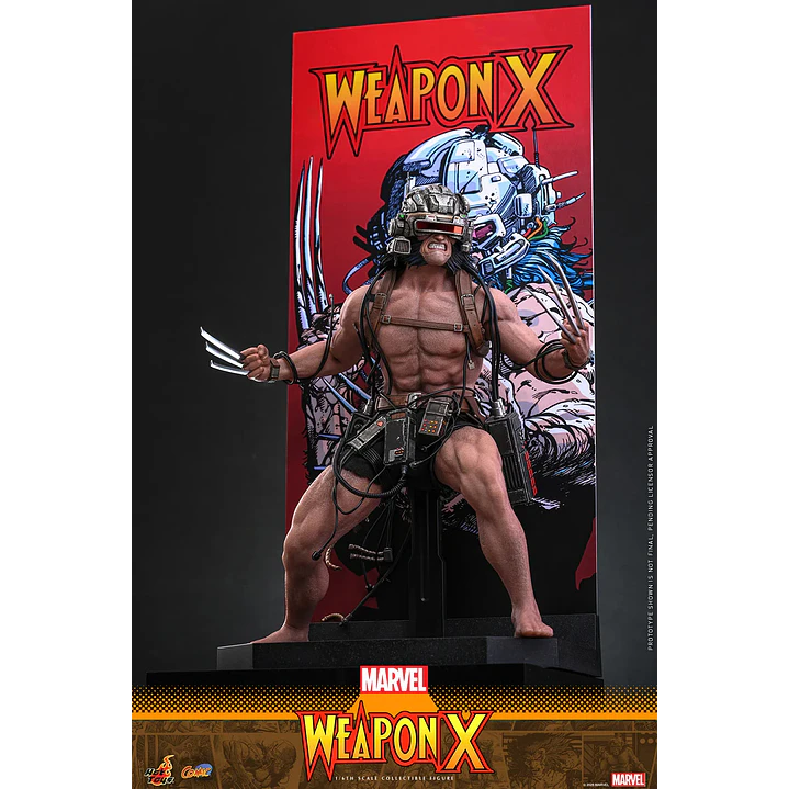 (Pre-Venta) Wolverine Weapon X Hot Toys - MARVEL X-Men 13