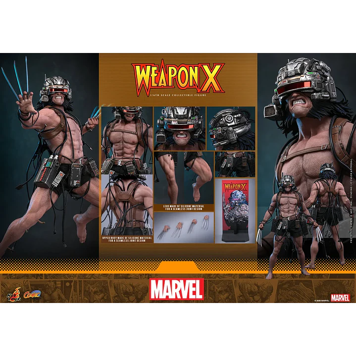 (Pre-Venta) Wolverine Weapon X Hot Toys - MARVEL X-Men 14