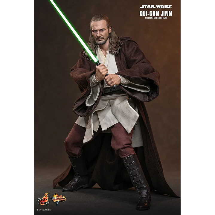 (Pre-Venta) Qui-Gon Jinn Hot Toys - Star Wars The Phantom Menace 14