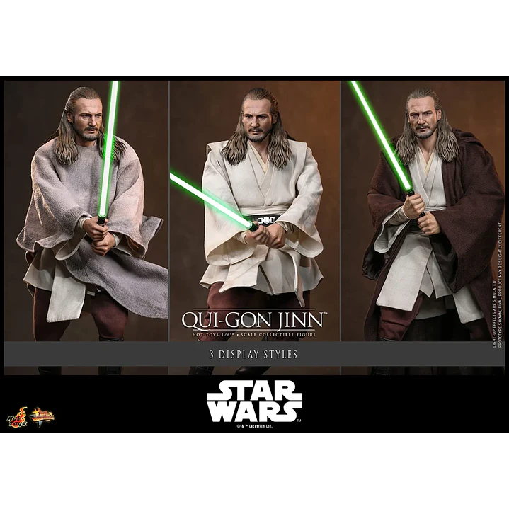 (Pre-Venta) Qui-Gon Jinn Hot Toys - Star Wars The Phantom Menace 16