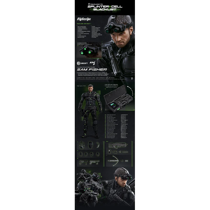 (Pre-Venta) Sam Fisher CCSToys - Splinter Cell 12