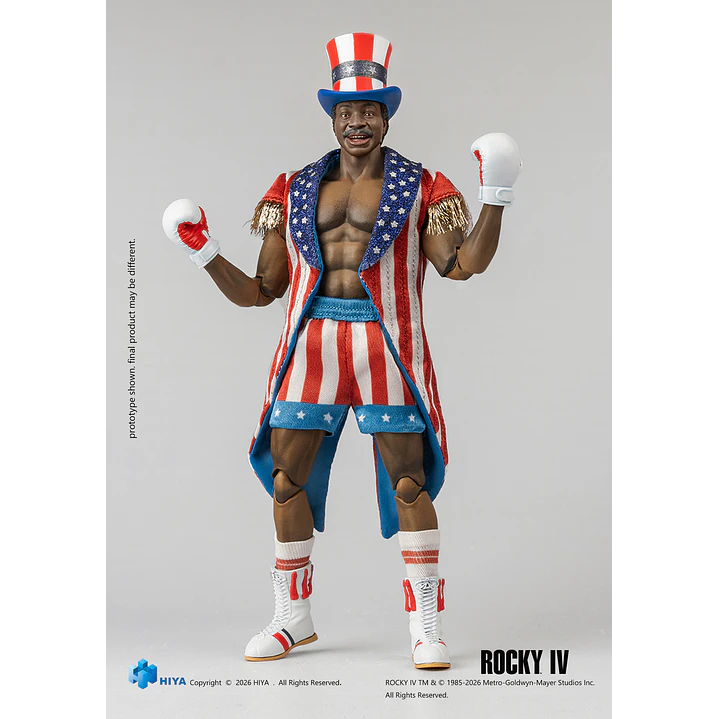 (Pre-Venta) Apollo Creed Hiya Toys Exquisite Super Series - Rocky IV 3