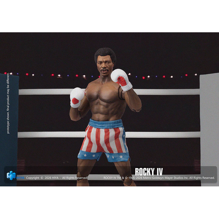 (Pre-Venta) Apollo Creed Hiya Toys Exquisite Super Series - Rocky IV 5