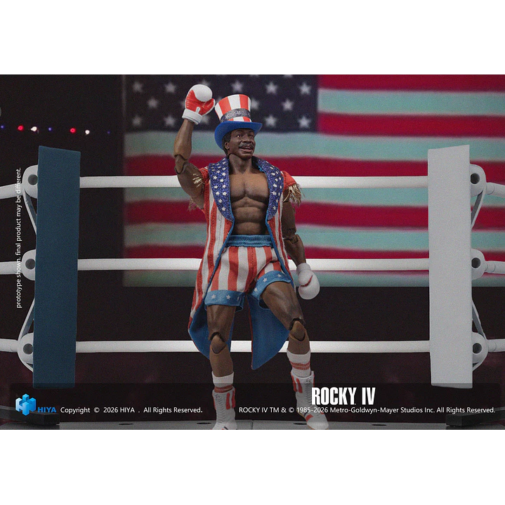 (Pre-Venta) Apollo Creed Hiya Toys Exquisite Super Series - Rocky IV 6
