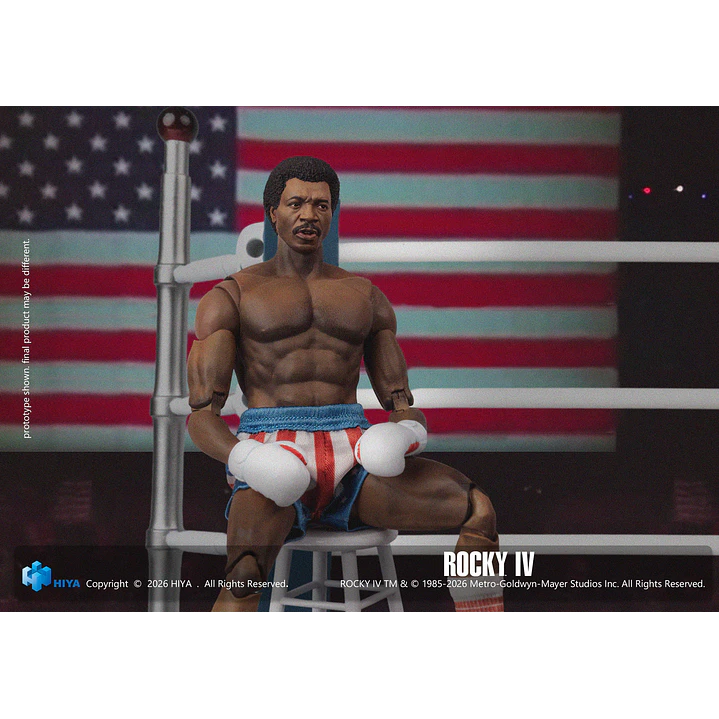 (Pre-Venta) Apollo Creed Hiya Toys Exquisite Super Series - Rocky IV 7