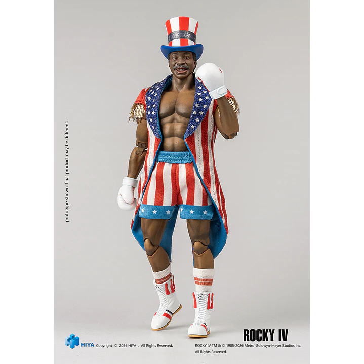 (Pre-Venta) Apollo Creed Hiya Toys Exquisite Super Series - Rocky IV 8