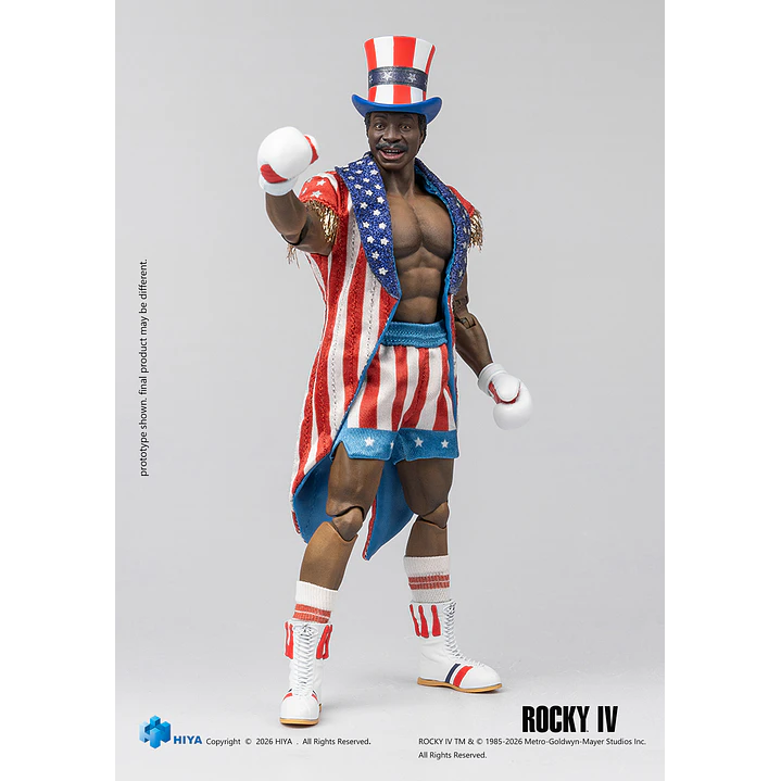 (Pre-Venta) Apollo Creed Hiya Toys Exquisite Super Series - Rocky IV 9