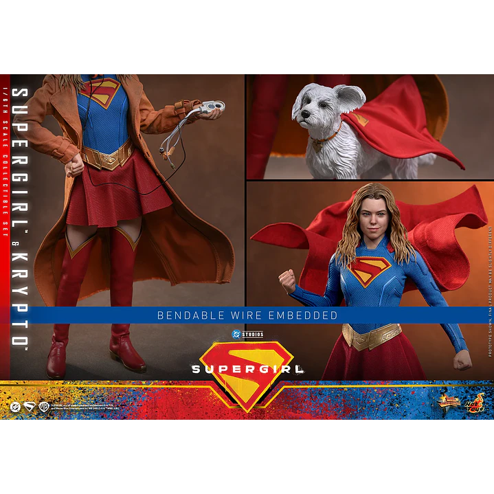 (Pre-Venta) Supergirl & Krypto Hot Toys - Supergirl 3
