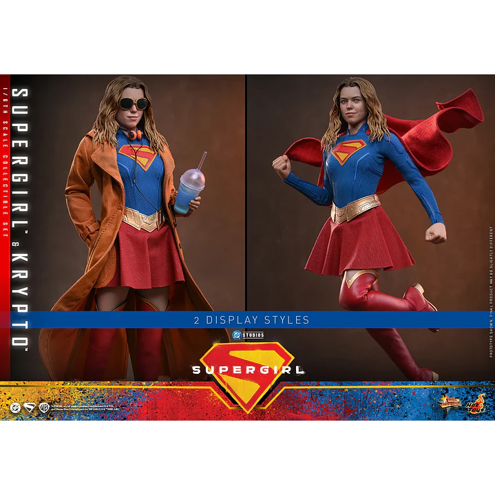 (Pre-Venta) Supergirl & Krypto Hot Toys - Supergirl 4