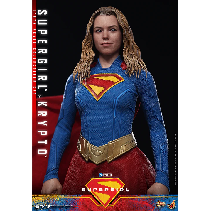 (Pre-Venta) Supergirl & Krypto Hot Toys - Supergirl 8