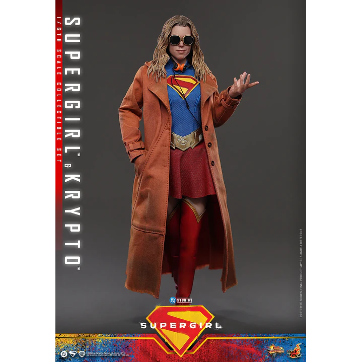 (Pre-Venta) Supergirl & Krypto Hot Toys - Supergirl 15