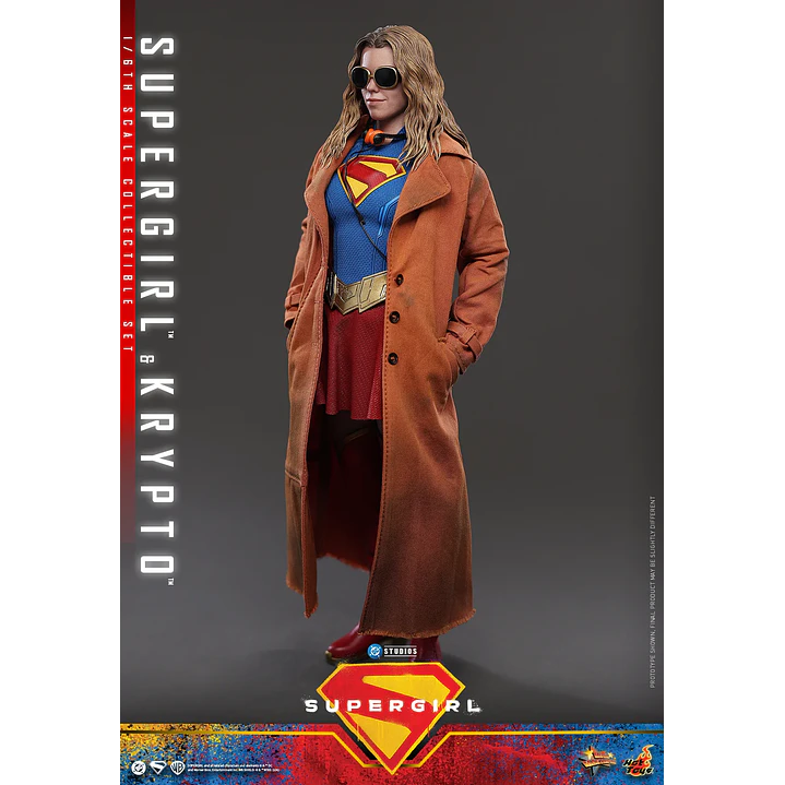 (Pre-Venta) Supergirl & Krypto Hot Toys - Supergirl 16