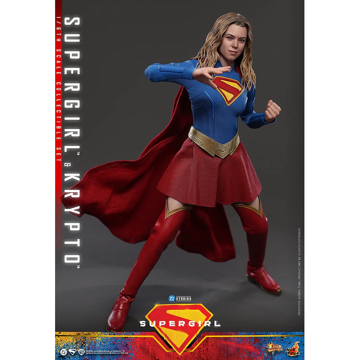 (Pre-Venta) Supergirl & Krypto Hot Toys - Supergirl 18