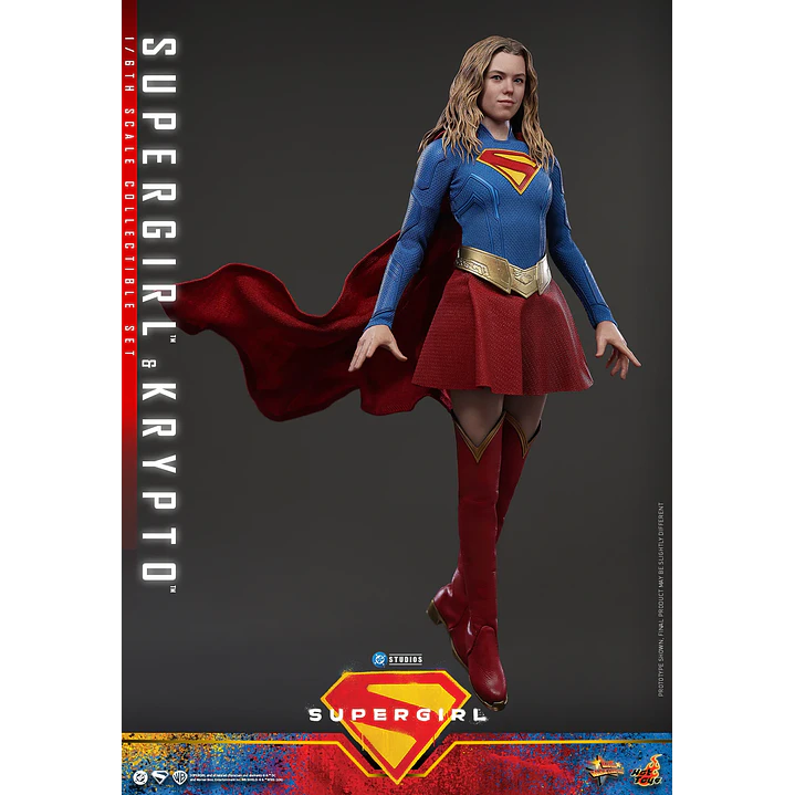 (Pre-Venta) Supergirl & Krypto Hot Toys - Supergirl 19