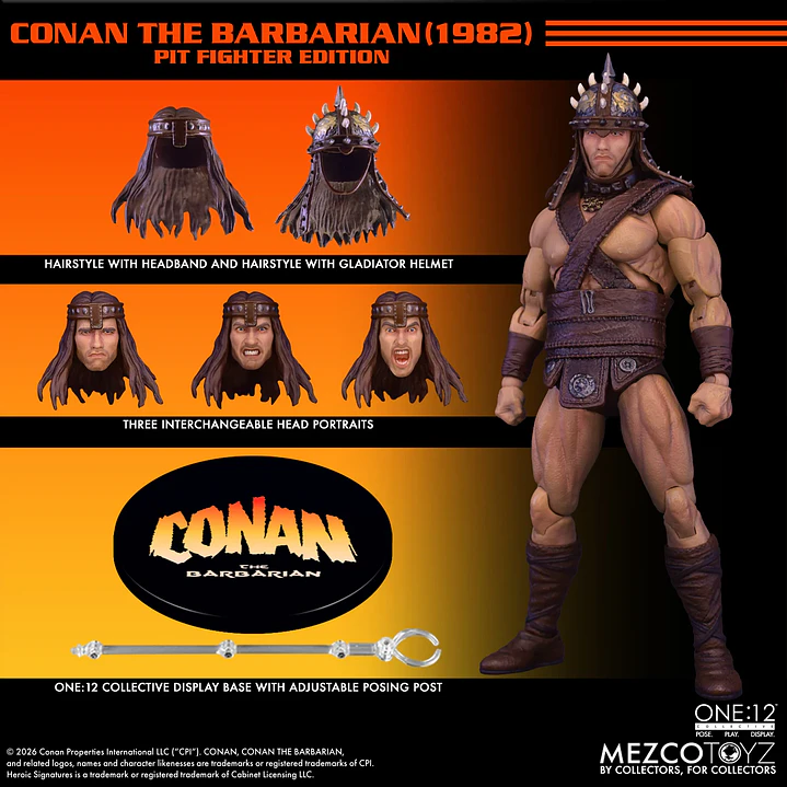 (Pre-Venta) Conan Pit Fighter Ver. Mezco Toyz - Conan the Barbarian 11