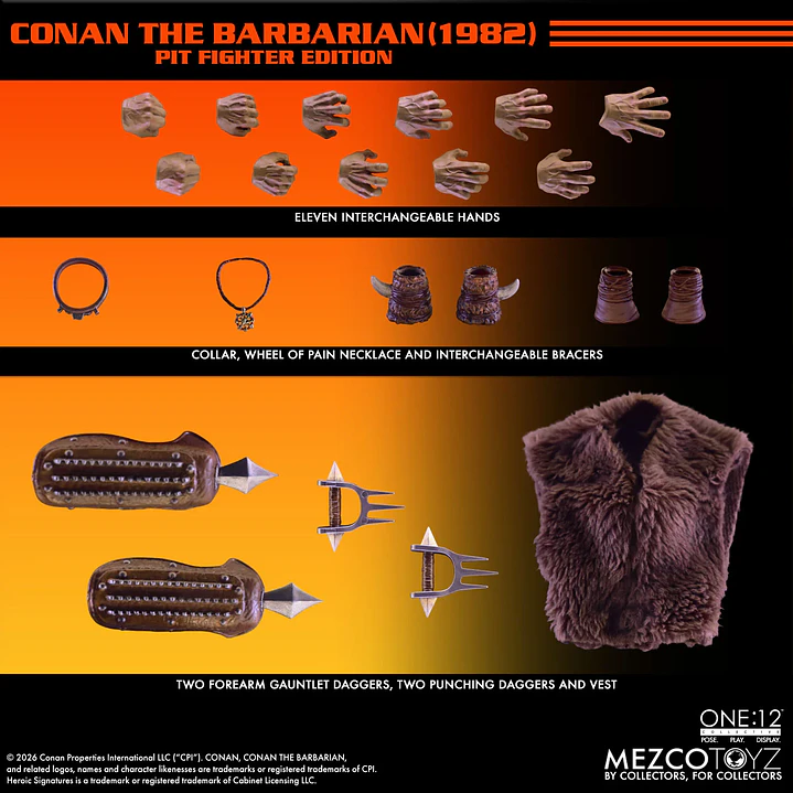 (Pre-Venta) Conan Pit Fighter Ver. Mezco Toyz - Conan the Barbarian 12