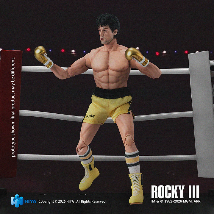 (Pre-Venta) Rocky Balboa Boxer Ver. Hiya Toys Exquisite Super Series - Rocky III 2