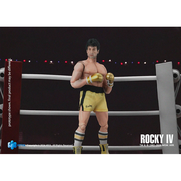 (Pre-Venta) Rocky Balboa Boxer Ver. Hiya Toys Exquisite Super Series - Rocky III 3