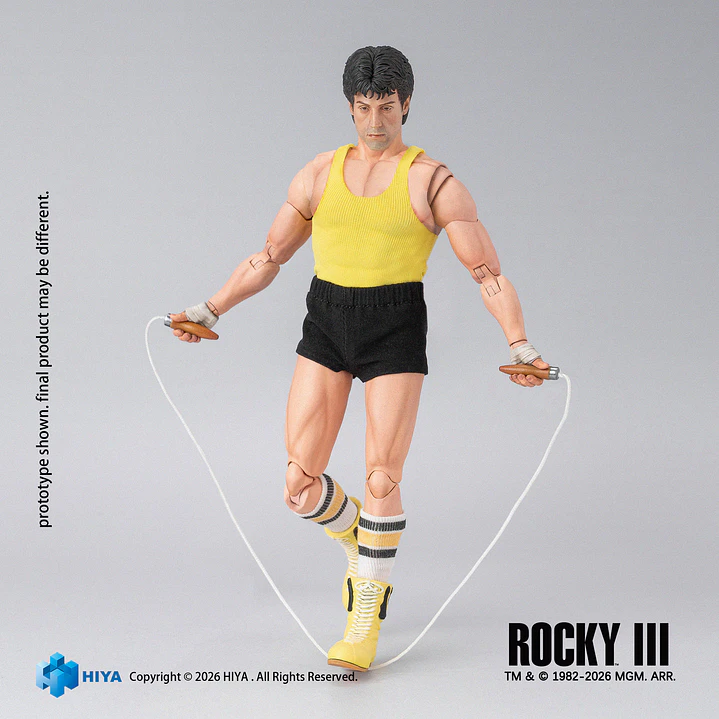 (Pre-Venta) Rocky Balboa Boxer Ver. Hiya Toys Exquisite Super Series - Rocky III 6
