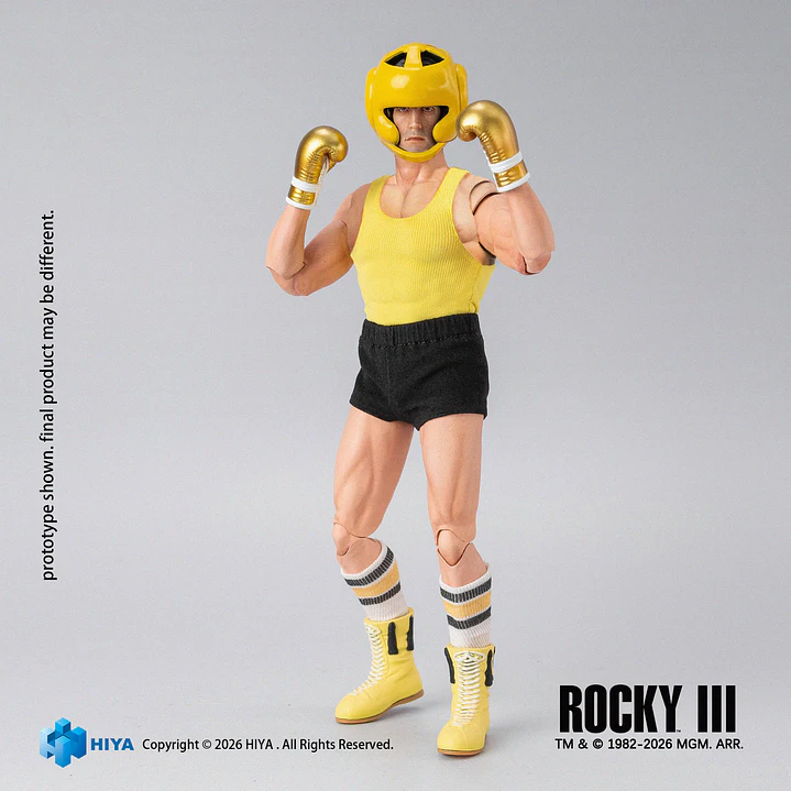 (Pre-Venta) Rocky Balboa Boxer Ver. Hiya Toys Exquisite Super Series - Rocky III 8