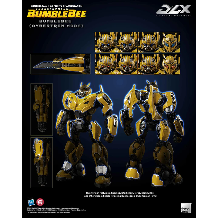 (Pre-Venta) Bumblebee (Cybertron Mode Ver.) Threezero - Transformers Bumblebee 13
