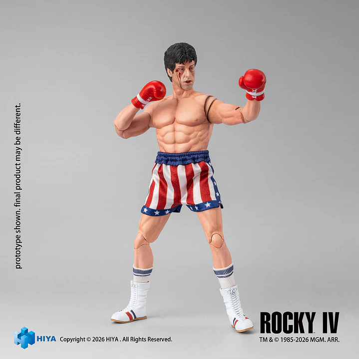(pre-Venta) Rocky Balboa Boxer Ver. Hiya Toys Exquisite Super Series - Rocky IV 2