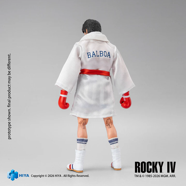 (pre-Venta) Rocky Balboa Boxer Ver. Hiya Toys Exquisite Super Series - Rocky IV 5