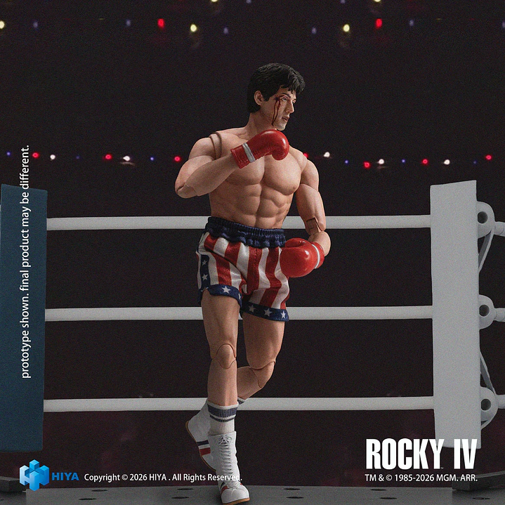 (pre-Venta) Rocky Balboa Boxer Ver. Hiya Toys Exquisite Super Series - Rocky IV 6