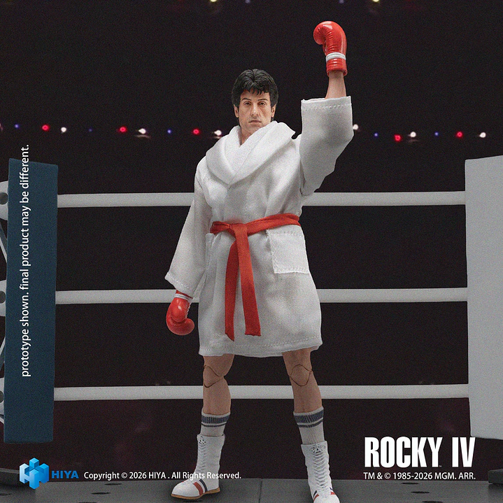 (pre-Venta) Rocky Balboa Boxer Ver. Hiya Toys Exquisite Super Series - Rocky IV 7