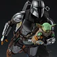 (Stock) Mandalorian y Grogu S.H. Figuarts - Star Wars - Miniatura 9