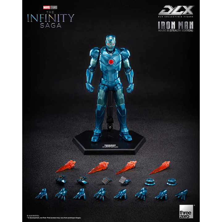 (Pre-Venta) Iron Man Mk.3 (Stealth Edition) Amazing yamaguchi Bonus - Marvel Studios 10