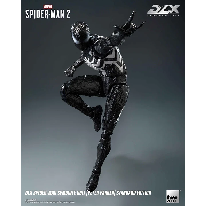 (Pre-Venta) Spider-Man Symbiote Suit (Peter Parker) Standard Edition Threezero - Marvel's Spiderman 2 3