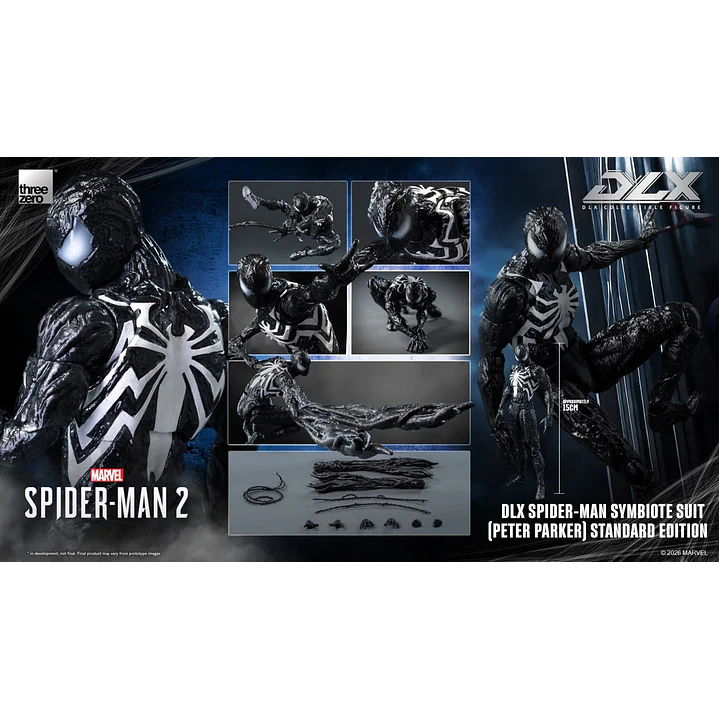 (Pre-Venta) Spider-Man Symbiote Suit (Peter Parker) Standard Edition Threezero - Marvel's Spiderman 2 2