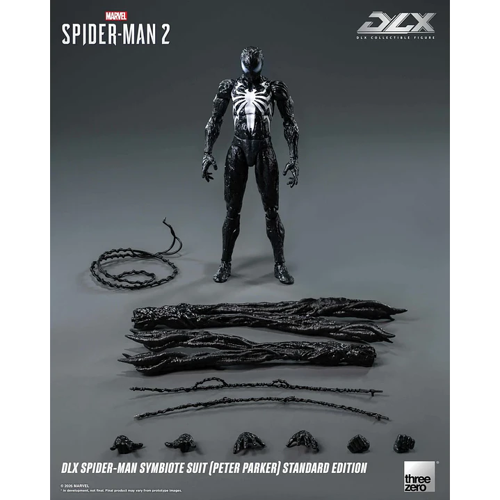 (Pre-Venta) Spider-Man Symbiote Suit (Peter Parker) Standard Edition Threezero - Marvel's Spiderman 2 15