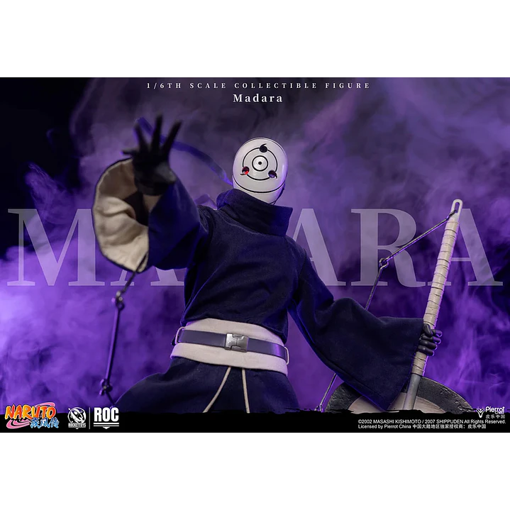 (Pre-Venta) Madara Uchiha (White Mask Ver.) Rocket Toys - Naruto 8