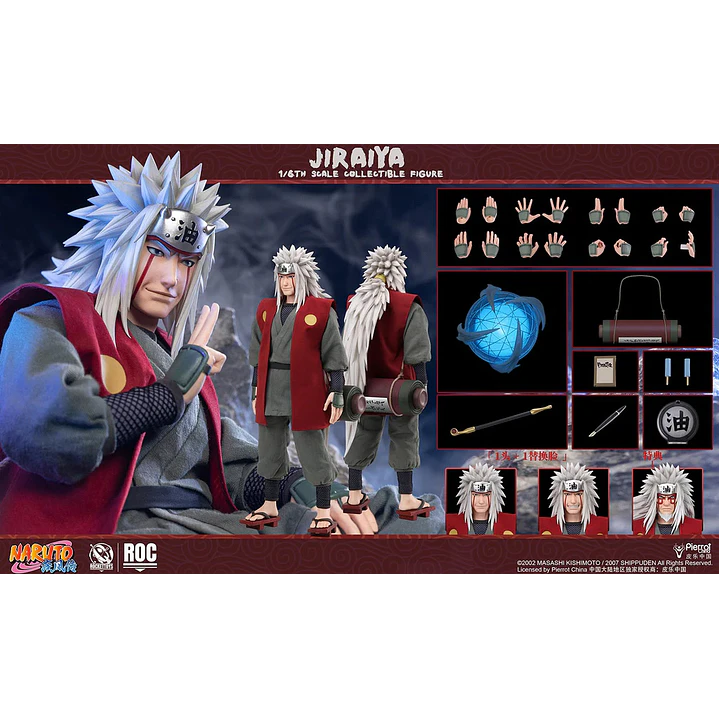 (Pre-Venta) Jiraiya Standard Ver. Rocket Toys - Naruto 14