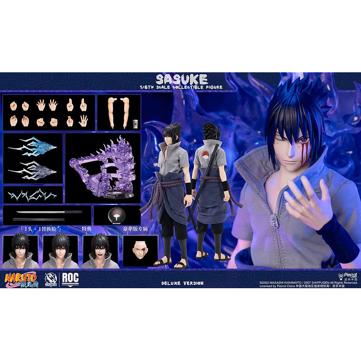 (Pre-Venta) Sasuke Deluxe Ver. Rocket Toys - Naruto 2