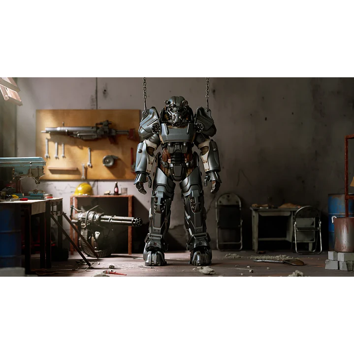 (Pre-Venta) T-60 Power Armor Plamatea - Fallout 5